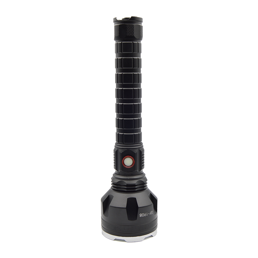 LED zseblámpa SY 1908, USB töltés, 30W