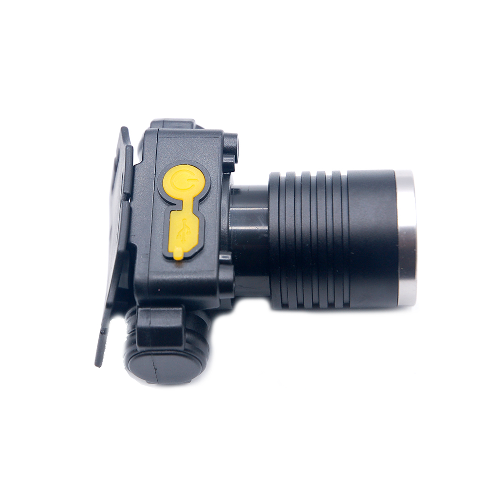 Fejlámpa 301, állítható, LED, USB, 3W