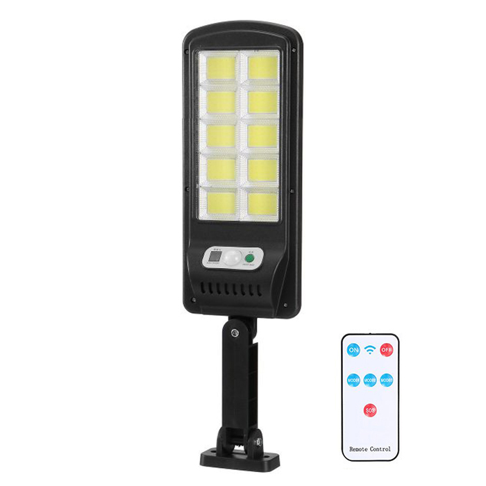 LED napelemes lámpa konzollal, távirányítóval, 100W
