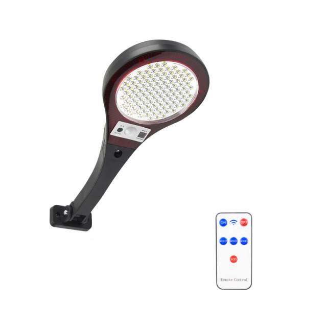 LED napelemes lámpa 8023D, 109 SMD, távirányító, 20W
