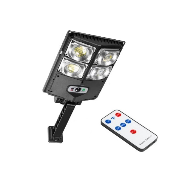 SMD LED napelemes lámpa távirányítóval, 60W