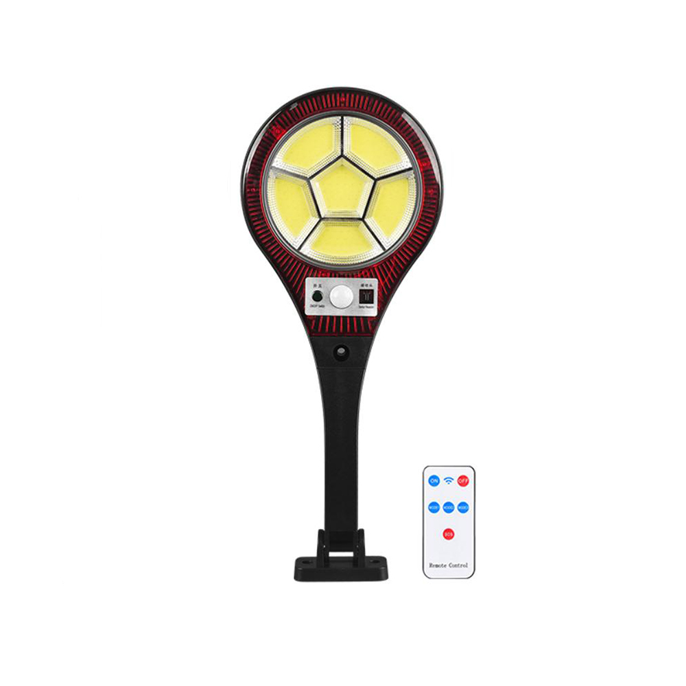 LED napelemes lámpa 8023B, 158 COB, távirányító, 20W