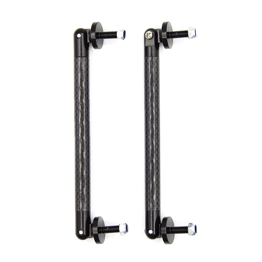 2 x rúdhosszabbító tartórúd készlet, karbon, 245mm