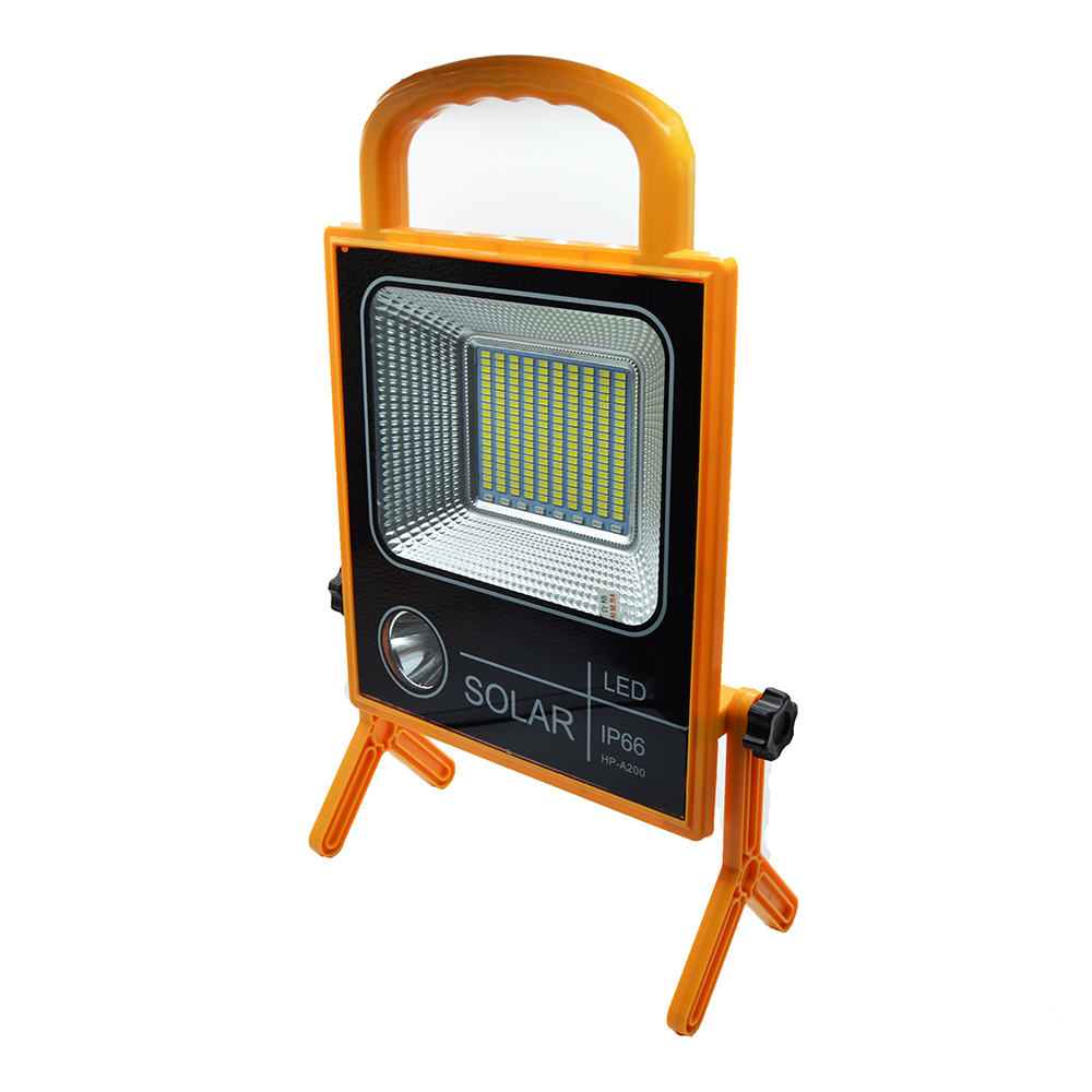 LED projektor napelemes töltéssel, 304 SMD LED, 300W