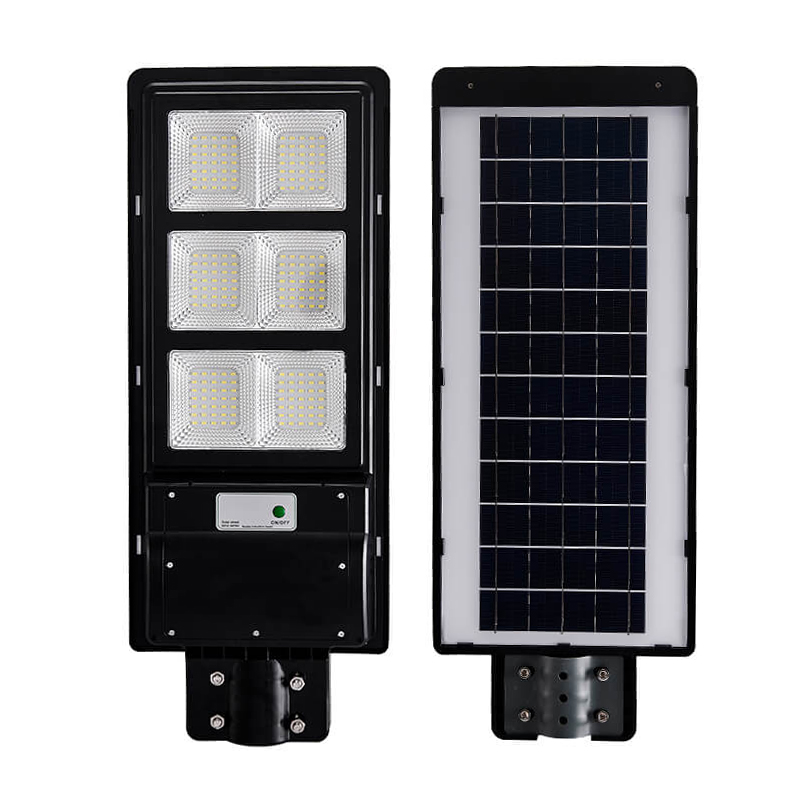 Led napelemes lámpa mozgásérzékelővel, 210 SMD, 150W