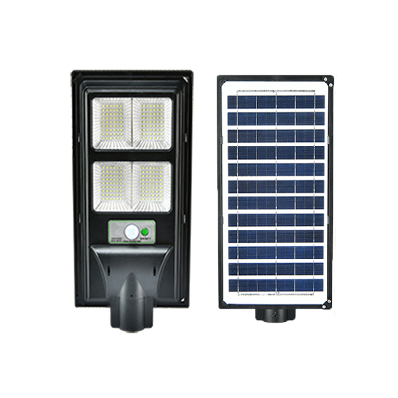 Led napelemes lámpa mozgásérzékelővel, 216 SMD, 60W
