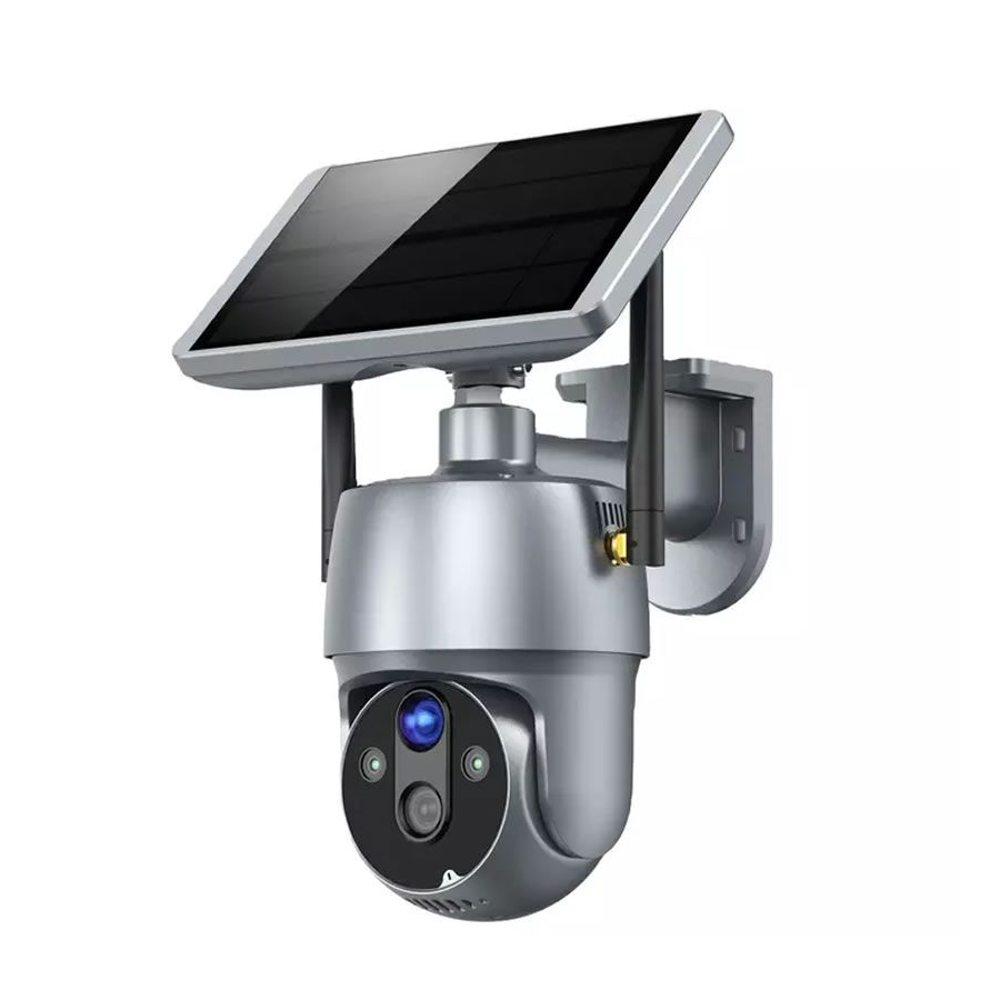 Napelemes térfigyelő kamera SX01, infravörös, WIFI riasztó, 4K HD