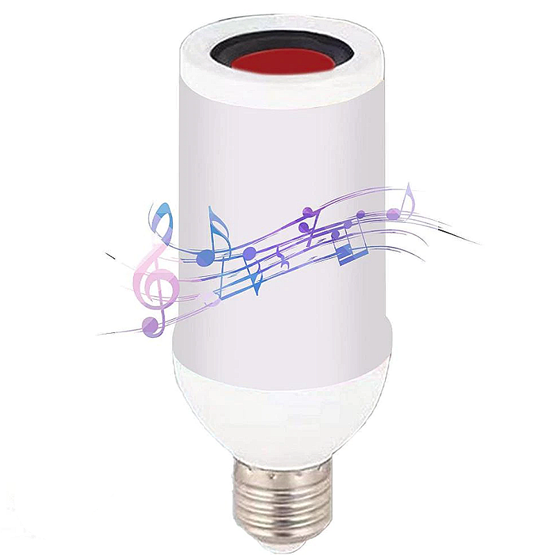 LED izzó, RGBW, bluetooth, távirányítóval, diffúzorral, 9W 