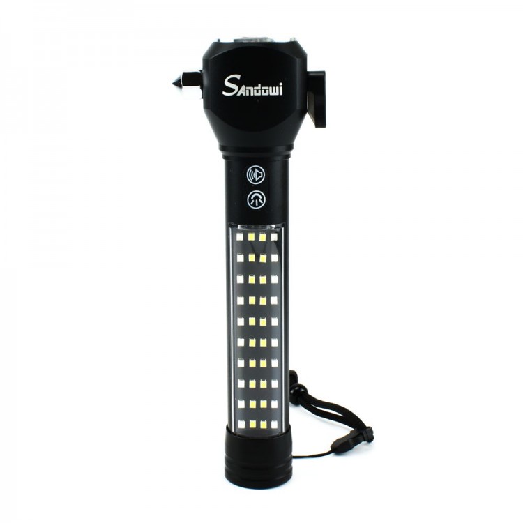 Többfunkciós LED zseblámpa, 3 világítási mód, 10W