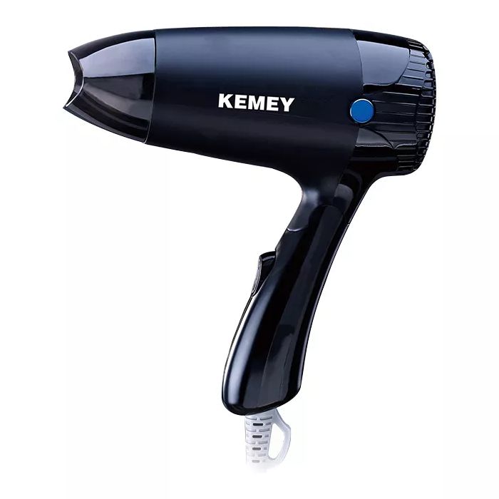 Hajszárító, összecsukható, 1600W, 2 fokozatú, fekete