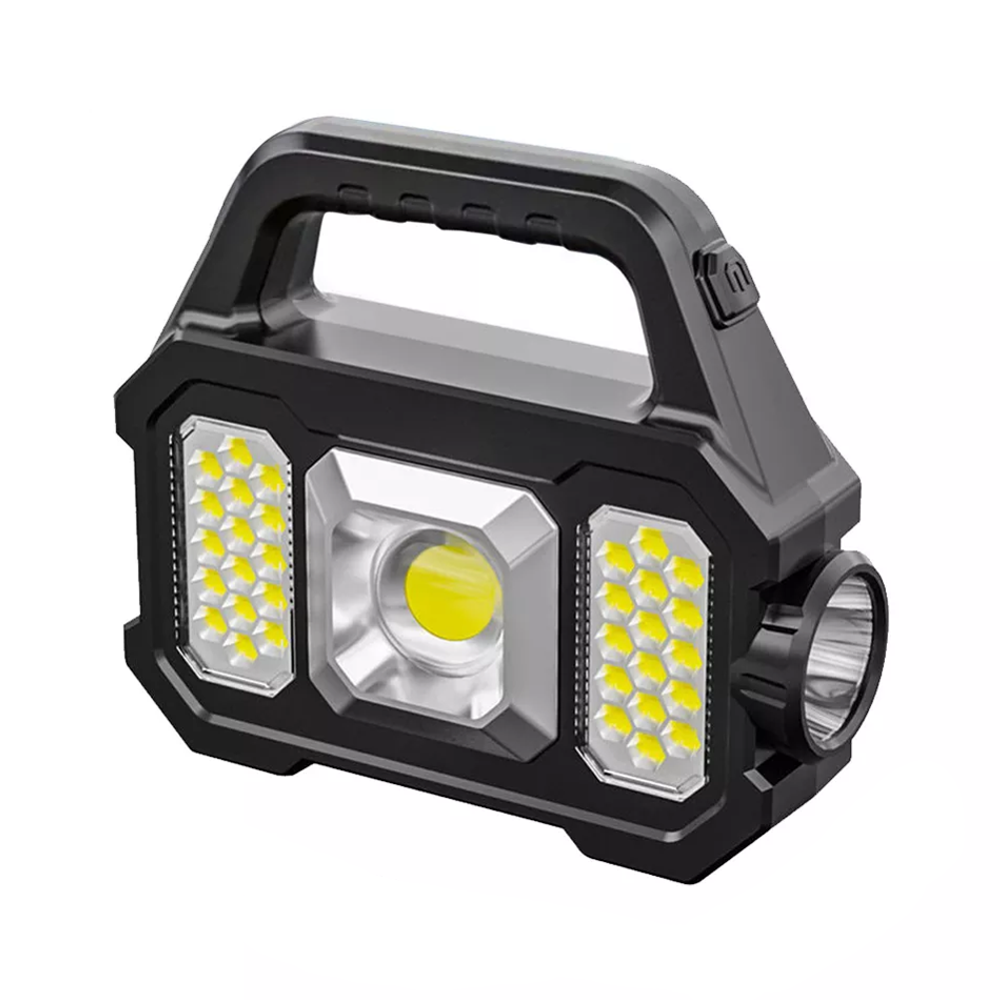 Többfunkciós zseblámpa D855, COB oldalsó lámpa, USB