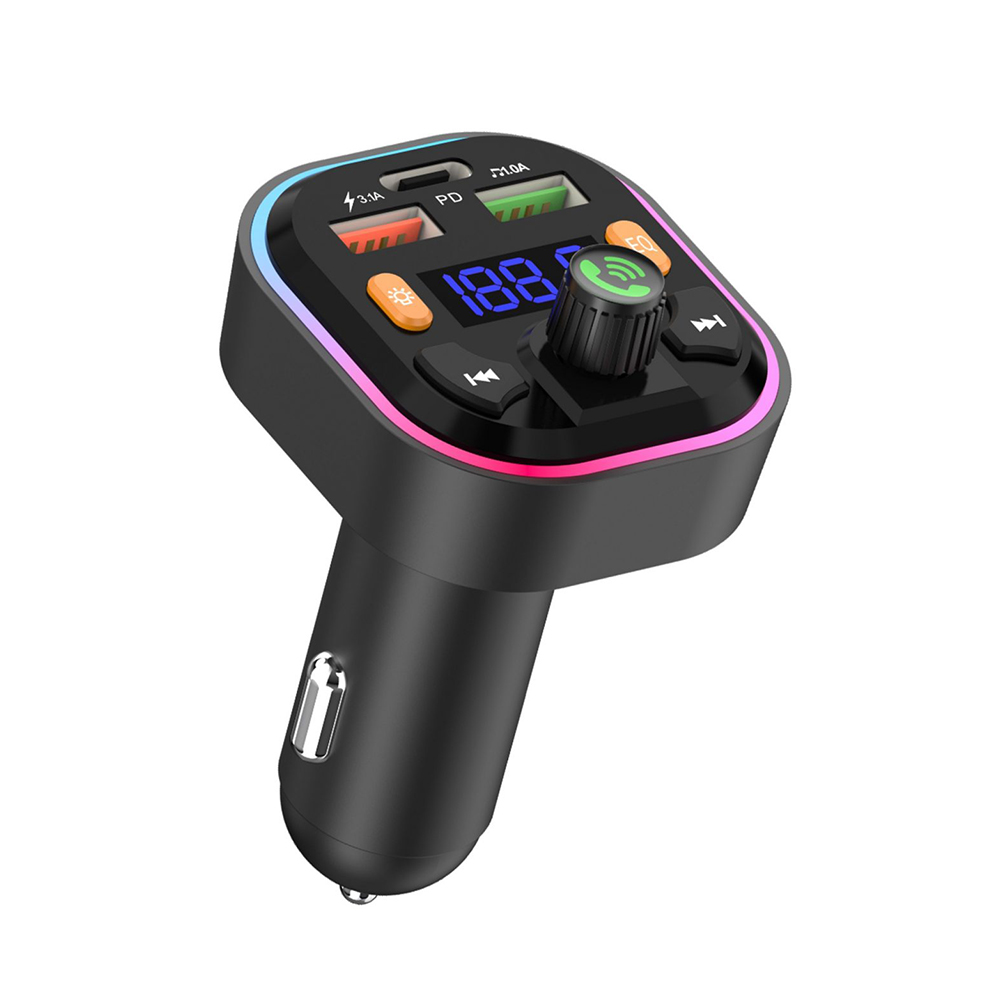 C55 autós modulátor, LED kijelző, BT, FM, kihangosító, USB