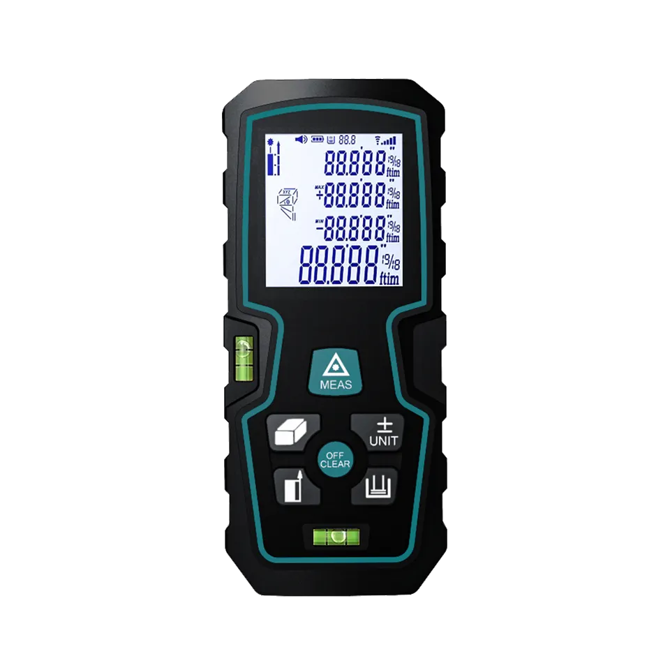 Lézeres távolságmérő CS11, mérési távolság 80m, LCD képernyő