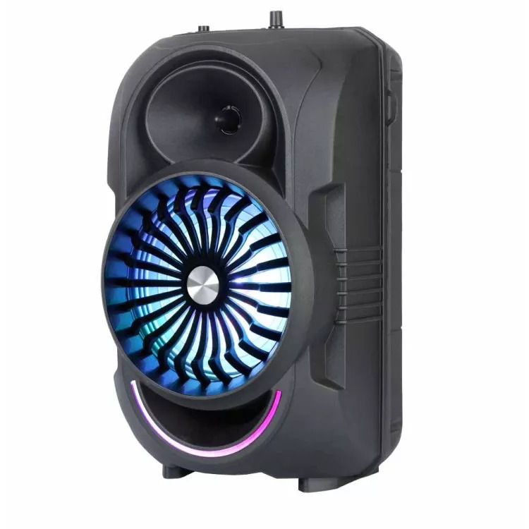 BT hordozható hangszóró, 30W PMPO, többszínű lámpák, HF881