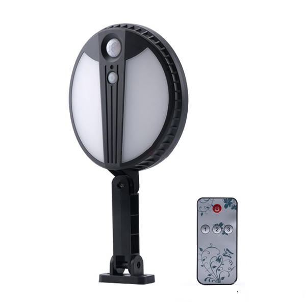 LED lámpa napelemmel 8870, távirányító, 20W