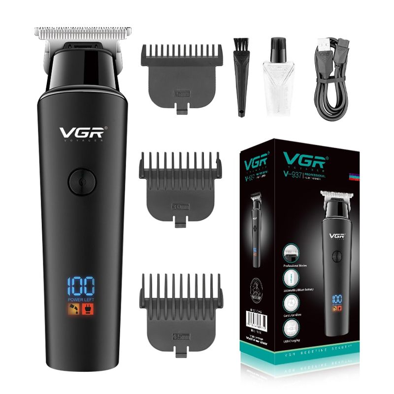 Professzionális Trimmelő V937, rozsdamentes acél pengék, 5W, tart