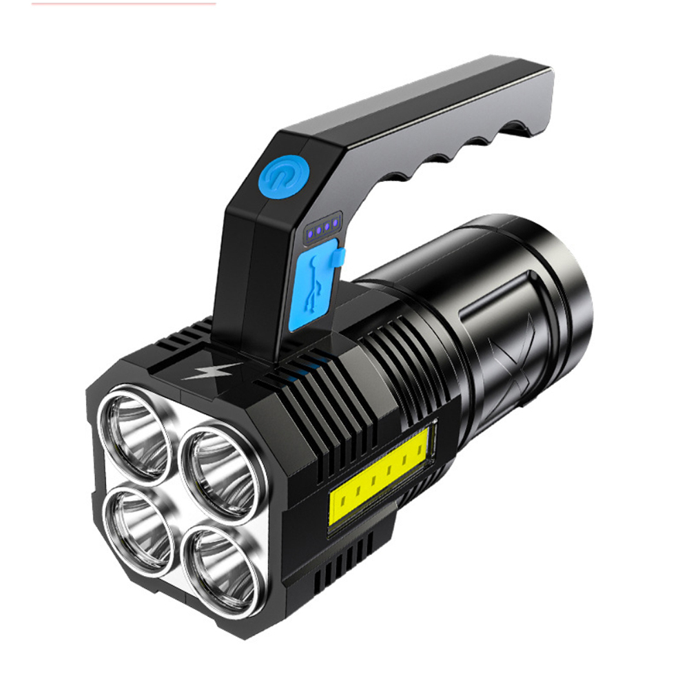 Kézi zseblámpa, újratölthető, Powerbank, 15W