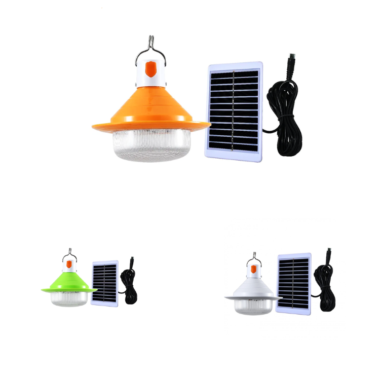 Napelemes LED lámpa, 3 fényerősségi mód, 4 különböző modell, USB 