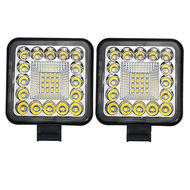 2 darabos négyzet alakú 32 LED-es reflektor készlet ZD561, SUV