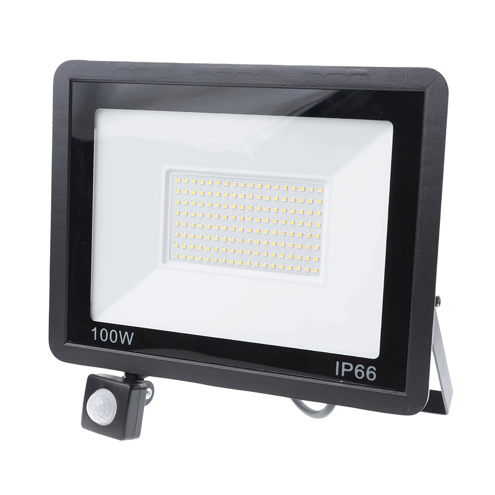 100 W-os LED projektor, mozgásérzékelő, 144 LED