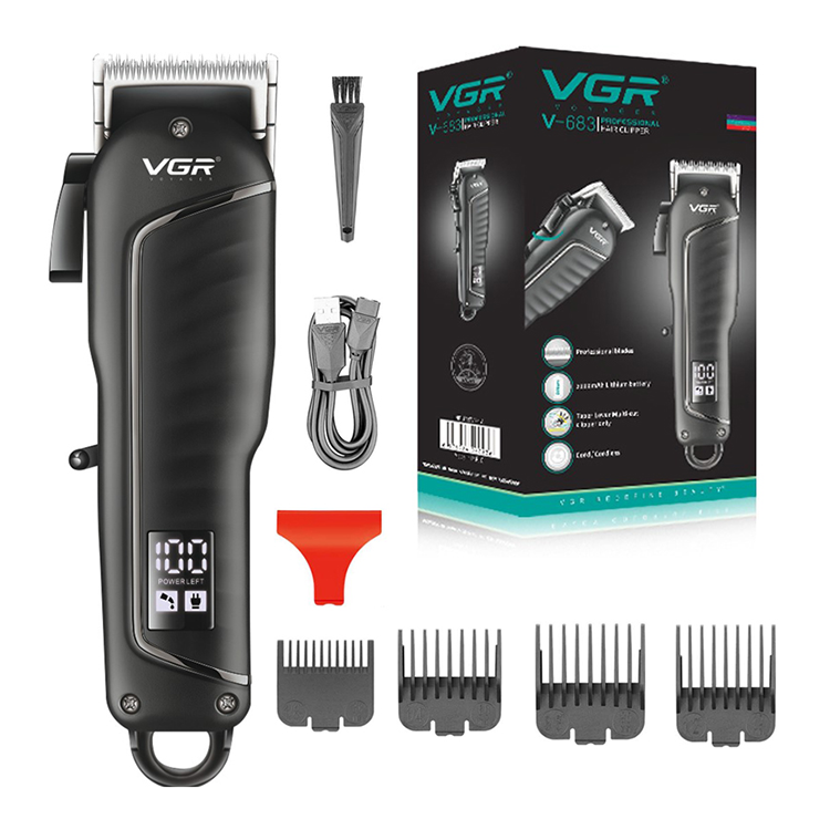 Trimmelő V683, USB, LED, tartozékokkal