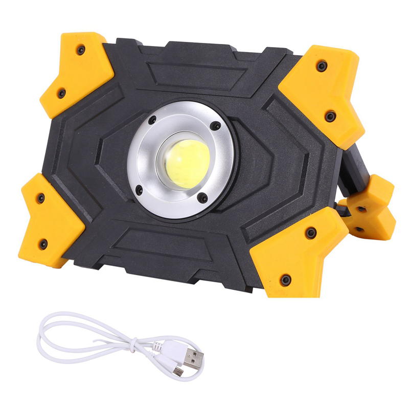COB LED munkalámpa, újratölthető, 20W, QGZ20