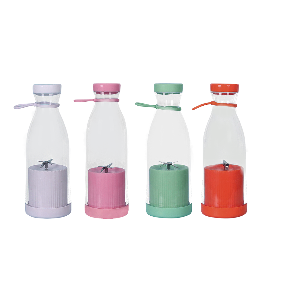 Hordozható turmixgép 380 ml, USB, akkumulátor, 40 W, 4 modell