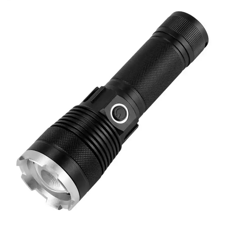 P90 G72 LED zseblámpa, teleszkópos zoom, újratölthető, 40W