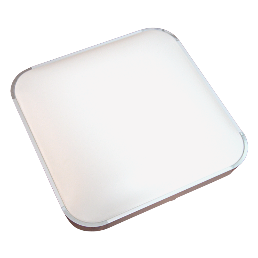 Négyzet alakú LED fali lámpa, 52cm, 24W, 220V, 6400K