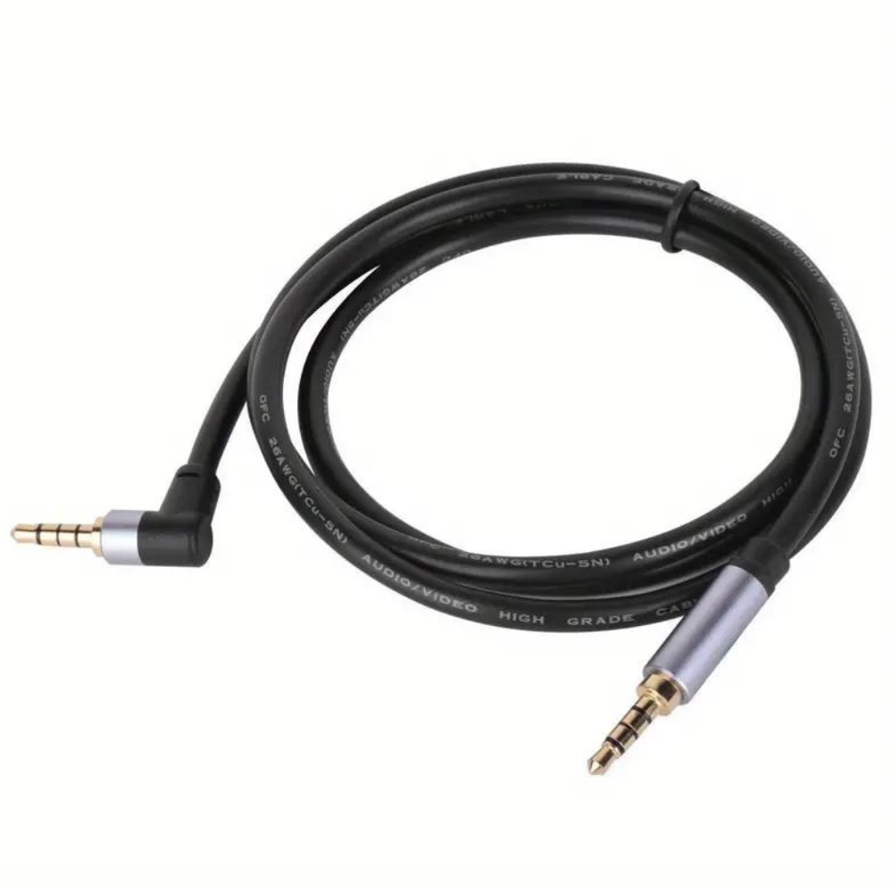 Kiegészítő audio kábel, 2 méter, 2 x 3,5 mm, PVC, HD615