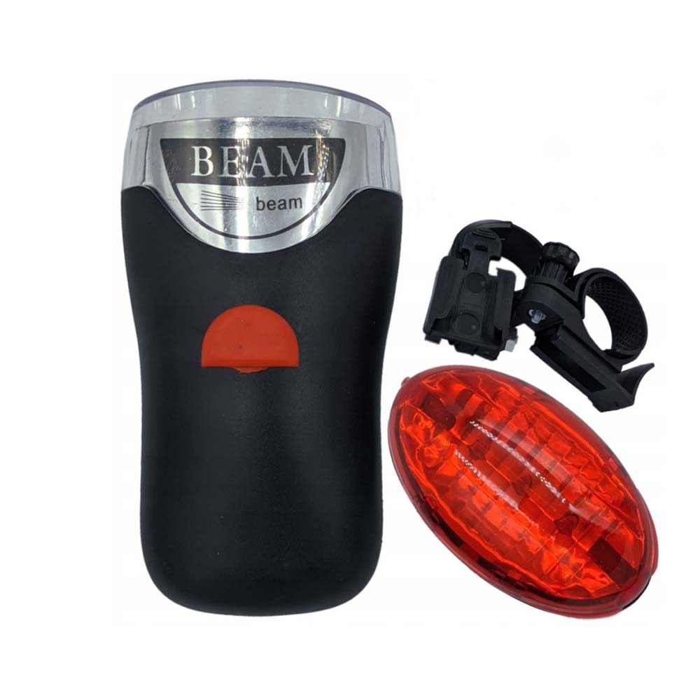 Kerékpár lámpa készlet C54, elöl és hátul, LED