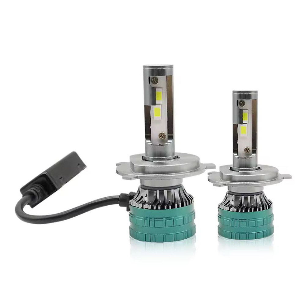 2 db LED H4 autós izzókészlet, 130W, 6500K, 12000LM, 12V