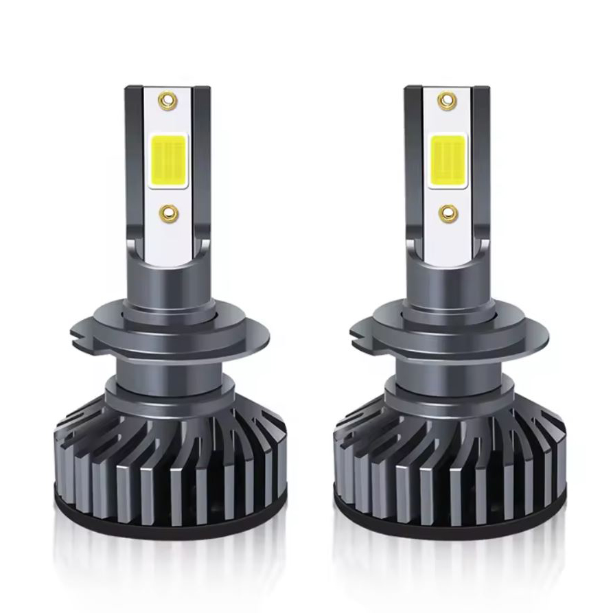 2 db H7 autós izzó készlet, 100W, 1800LM, LED COB