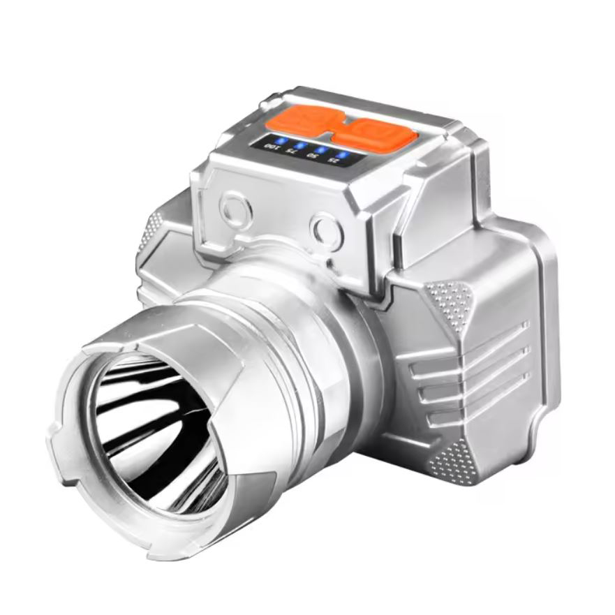 Fejlámpa, 3 világítási mód, USB, 1000LM