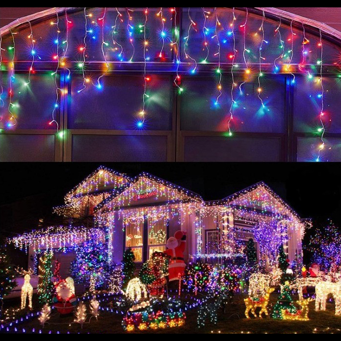 Teknősök telepítése 3m, 120LED V8, többszínű, vaku