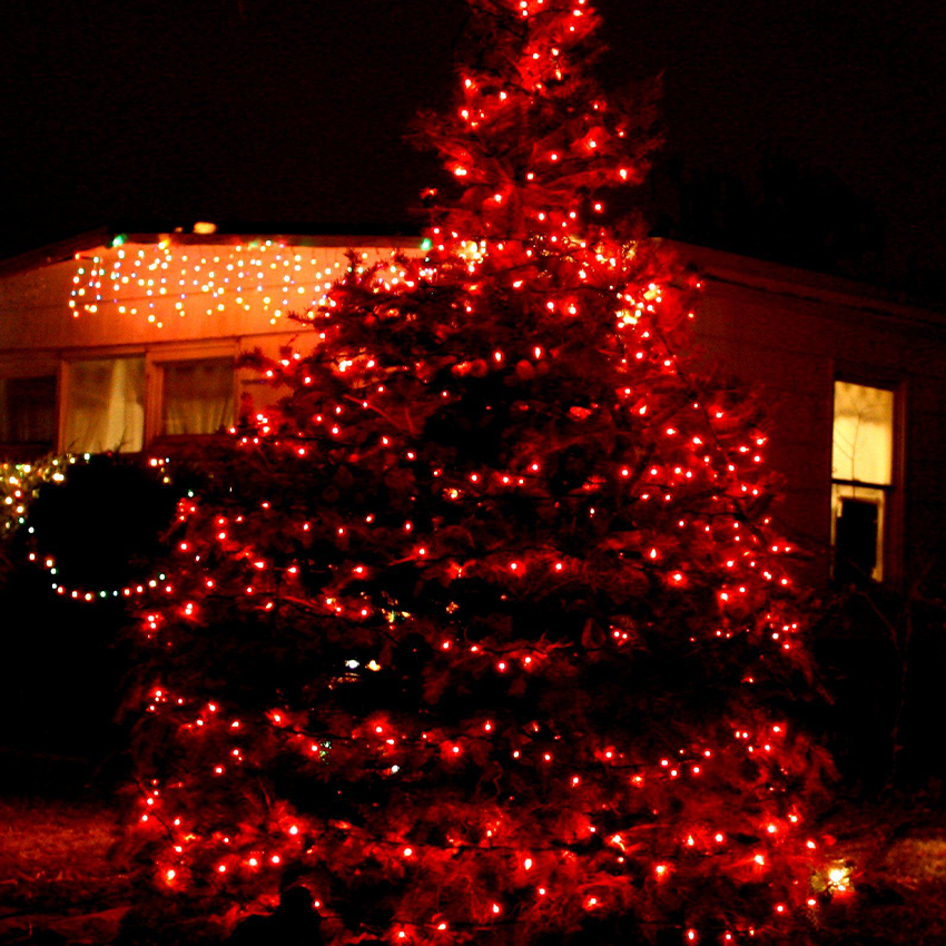 Lineáris lámpa installáció, 22 méter, 300LED, piros