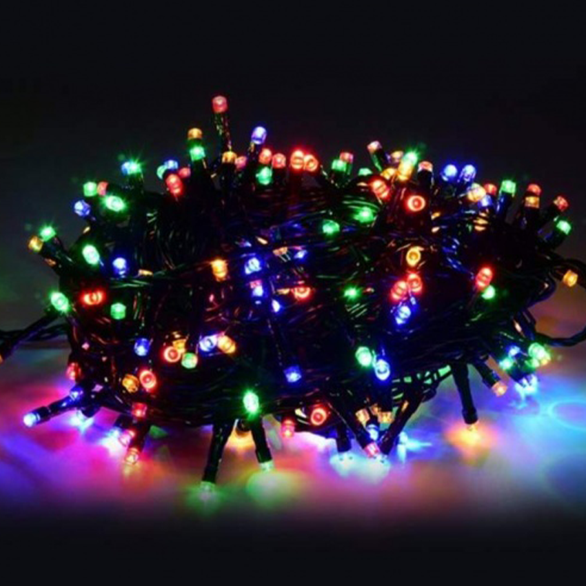 Lineáris fényinstalláció, 36 méter, 500LED, sokszínű