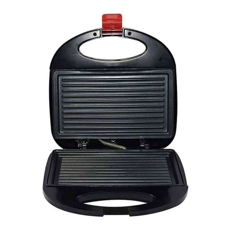 Szendvics sütő, tapadásmentes lapok, LED kijelző, 750W, fekete