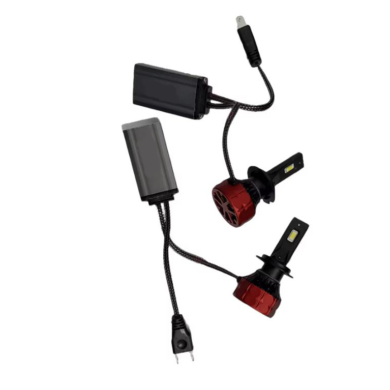 2 darabos T8 LED autós izzó készlet, H4, 200W/készlet, 20000LM
